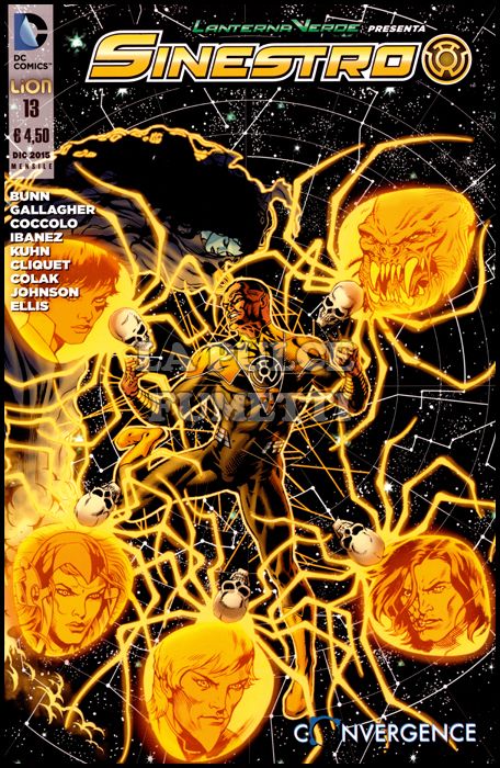LANTERNA VERDE PRESENTA - SINESTRO #    13 - CONVERGENCE